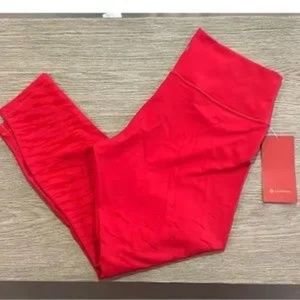 Lululemon Women’s Lunar New Year Wunder Under High-Rise Tight 25" size 10 NWT